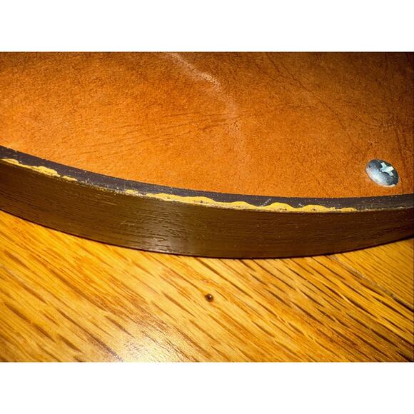 VTG Homco Couple On Bridge Picture In 13.25 X 17.25 Wood look Plastic Frame - Picture 4 of 5